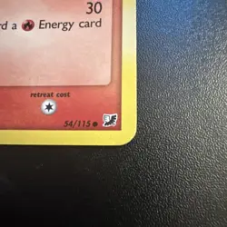 Pokemon TCG Cyndaquil EX Unseen Forces 54/115 Holo Stamped READ DESCRIPTION - Image 3