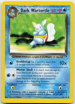 Dark Wartortle 39/110 Uncommon Legendary Collection Near Mint - Image 1