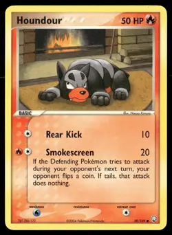 Houndour 59/109 Common Team Rocket Returns Pokemon LP - Image 1