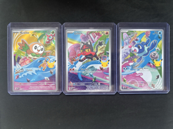 Pokemon First Partner Illustration Collection Series 1 Alola Gen 7 Starter Set - Image 1