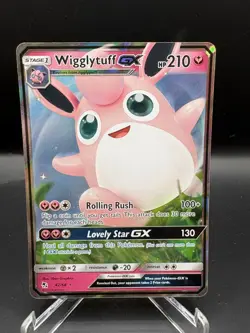 2019 Near Mint Pokemon Wigglytuff GX 42/68 Hidden Fates NM - Image 1