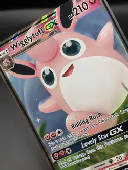 2019 Near Mint Pokemon Wigglytuff GX 42/68 Hidden Fates NM - Image 5
