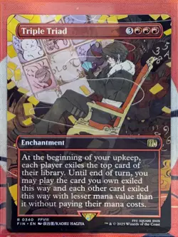 Triple Triad Borderless MTG Magic the Gathering Card NM Near Mint FIN - Image 2