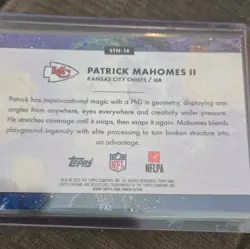 Topps Cosmic Chrome 2025 Patrick Mahomes II Stars In The Night #STN-14 Chiefs - Image 2