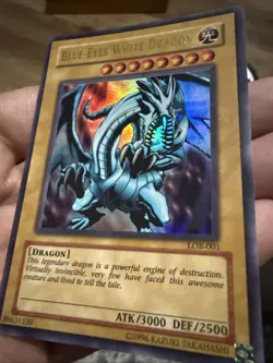 Blue-Eyes White Dragon LOB-001 English - Image 2
