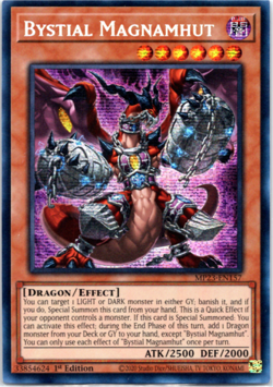 Bystial Magnamhut MP23-EN157 Prismatic Secret Rare 1st Edition Yugioh - Image 1