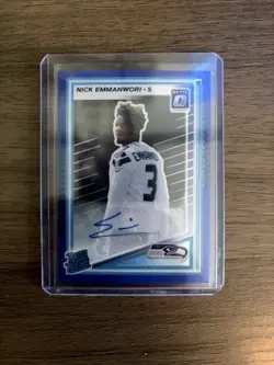 2025 Panini Donruss Optic - Rated Rookie Nick Emmanwori #277 Blue Prizm... - Image 1