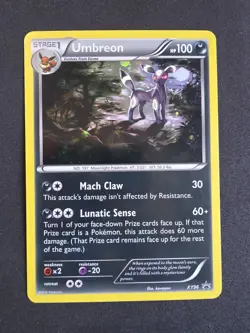 Umbreon XY96 XY Black Star Promo Ultra Rare Holo Pokemon Card - NM - Image 1