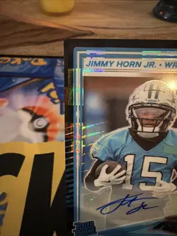 2025 Donruss Optic Football JIMMY HORN JR. Black Pandora Rookie Auto /35 - Image 2