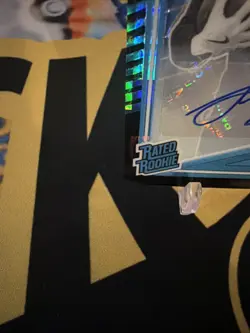 2025 Donruss Optic Football JIMMY HORN JR. Black Pandora Rookie Auto /35 - Image 5