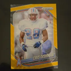 2025 Panini Prizm Chris Dishman Gold #10/10 - Image 1