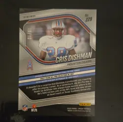 2025 Panini Prizm Chris Dishman Gold #10/10 - Image 2