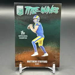 Matthew Stafford 2025 Donruss Elite Title Waves #6 Los Angeles Rams /799 - Image 1