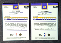 2025-26 Topps Chrome Adou Thiero Rookie Refractor and RayWave LA Lakers #286 - Image 2