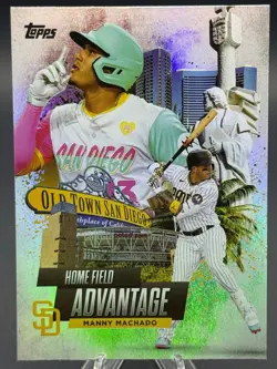 Manny Machado 2025 Topps Series 2 Home Field Advantage San Diego Padres HA-36 - Image 3