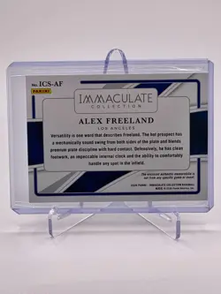 Alex Freeland 2026 Panini Immaculate Collection #ICS-AF Immaculate Gold /10 - Image 2