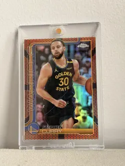 2025-26 Topps Chrome - Stephen Curry #201 Basketball Refractor - Image 1