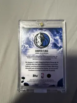 2025-26 Topps - Rise to the Occasion Relics Cooper Flagg #RTO-CF (DAL, RC) - Image 2