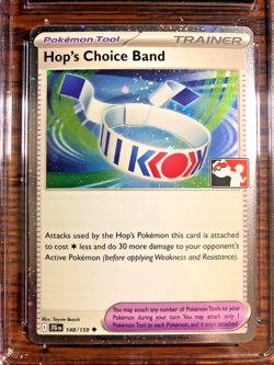 Hop's Choice Band Cosmos Holo #148|CGC PRISTINE 10|Play Prize Pack 7|Pokemon TCG - Image 2