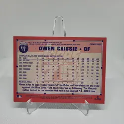 2026 Topps Series 1 - 1991 Topps Chrome Silver Pack Mojo Owen Caissie (RC) - Image 2