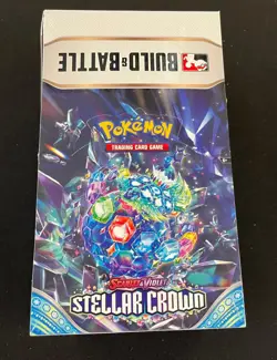 Pokemon Stellar Crown Build and Battle Box Display Of 10-Factory Sealed FREEShip - Image 1