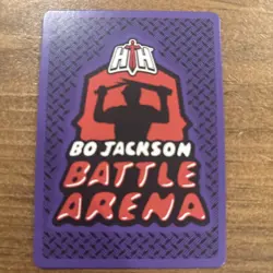 Bo Jackson battle arena Tecmo Bowl Bonus Plays Foil BPL2 First Edition Play Ban - Image 2
