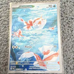Pokemon TCG Goldeen 087/084 Prismatic Evolutions Illus Rare Holo EN - Image 1