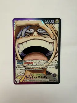Bandai One Piece Card Game Monkey D. Luffy OP09-061 Leader Alt Art 5000 - Image 1