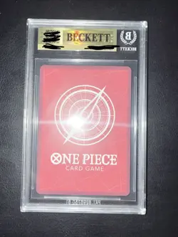 One Piece TCG Monkey D Luffy OP09-061 2nd Anniversary Edition Beckett BGS 10 - Image 2