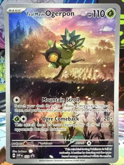 Teal Mask Ogerpon 123 Sv: Scarlet & Violet Promo Cards Holo - Image 1
