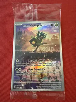 Teal Mask Ogerpon 123 Sv: Scarlet & Violet Promo Cards Holo Sealed - Image 1