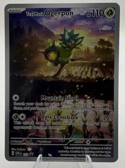 Teal Mask Ogerpon 123 Sv: Scarlet & Violet Promo Cards Holo - Image 1