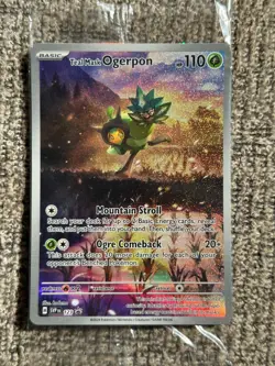 SEALED Teal Mask Ogerpon 123 Sv: Scarlet & Violet Promo Cards Holo - Image 3