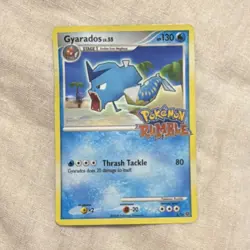 Pokemon Rumble Gyarados 4/16 Stage 1 Dragon 130 HP Card 2009 English - Image 1