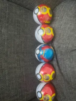 5 X Pokemon TCG Pokeball Tins E25 Bundle new Sealed - Image 1