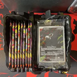 Pokemon ETB Pitch Black Opened Packs Sealed Promo Zarude HITS INCLUDED - Image 2
