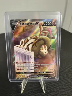 Sandaconda V 252/264 Ultra Rare Fusion Strike Pokemon Holo - Image 1