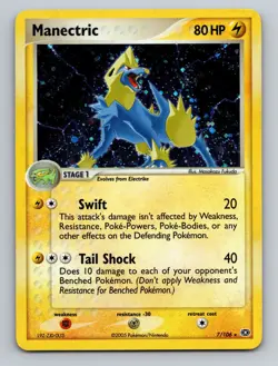 Manectric - 007/106 Emerald Holo Rare 7/106 Pokemon - Image 1