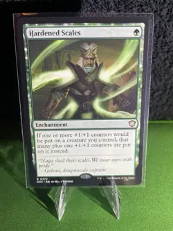 🌿 Hardened Scales #272 – Strixhaven Commander (SOC) MTG NM 🔥 - Image 1