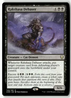 Rakshasa Debaser 146 Rare Commander Legends Magic: The Gathering Near Mint - Image 1