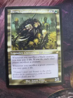 Savra, Queen of the Golgari (Retro Frame) Ravnica Remastered Regular - Image 1