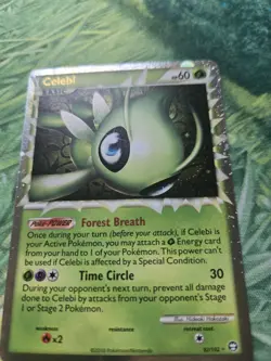 Celebi Prime - HGSS4: Triumphant (TM - 92/102) Ultra Rare Holo Pokemon Card LP 2 - Image 2