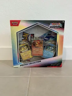 Pokemon TCG SV8.5 Prismatic Evolutions Poster Collection Box New Sealed In Hand - Image 1