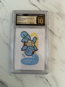CGC Pristine 10 Squirtle Japanese Picture Card Pokemon Taruka 2025 6087925170 - Image 1