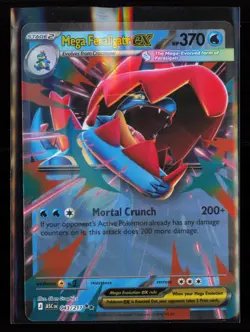 Mega Feraligatr ex 043/217 Double Rare Ascended Heroes Pokemon Holo Near Mint - Image 1