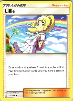 Lillie 125/156 Ultra Prism Pokemon NM - Image 1