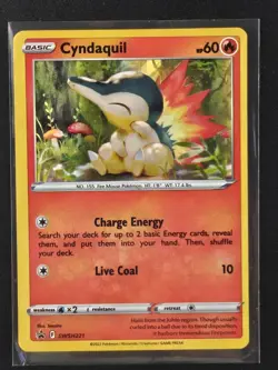 Cyndaquil SWSH221 Holo Sword & Shield Promo Pokemon LP - Image 1