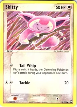 Skitty 62/108 Power Keepers Pokemon NM - Image 1