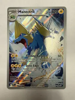 Pokemon Manectric 089/084 Pitch Black Illustration Rare TCG NM - Image 1