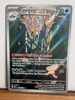 Clawitzer 141/132 Illustration Rare Pokemon Mega Evolution NM - Image 1